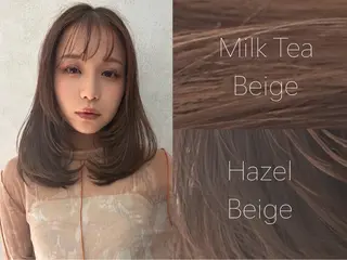 カラー レイヤーカット/白髪 ぼかしカラー/あかねのヘアスタイル