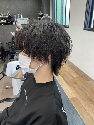 ミディアム メンズ 菅原流星🌟カット/ メンズ/メンズパーマのヘアスタイル