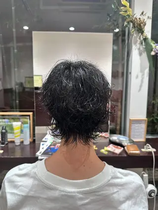 パーマ メンズ 🫧艶髪職人/相模 大野/新井公輔🫧のヘアスタイル