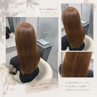 ロング カラー 江坂 misaki のヘアスタイル