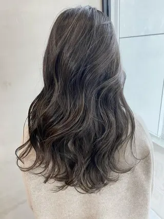 ロング カラー ヘアアレンジ ネイル マツエク・マツパ 夜23時まで予約🉑 reverieあきらのヘアスタイル