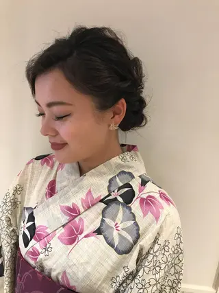 ロング ヘアアレンジ 清水 ちひろ ✄トップスタイリストのヘアスタイル