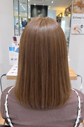 カラー ブリーチ無しWカラー ・アレンジ🎀のヘアスタイル