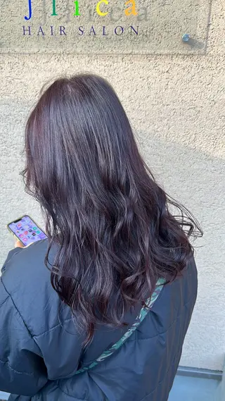 セミロング 国府田 裕のヘアスタイル