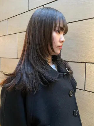 セミロング 🍁ボブパーマ.レイ ヤーボブ🍁陸来のヘアスタイル