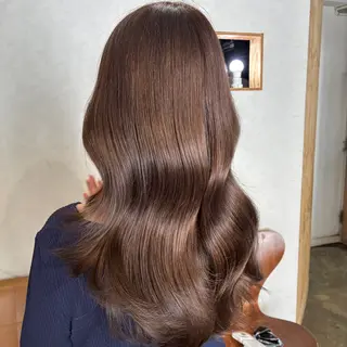 ロング カラー ふかたさや🌟 艶感カラー🌟のヘアスタイル