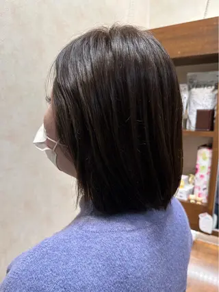 ミディアム カラー アメイジングヘアー 千歳店 福嶋のヘアスタイル