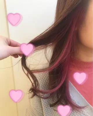 ミディアム カラー 新宿駅近♡個室 ♡関口三都季🌜のヘアスタイル