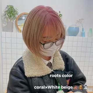 カラー ニイ/栄/ ボブカットモデル募集のヘアスタイル