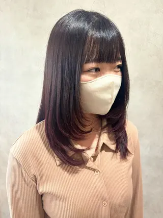 ミディアム カラー SAYA 🌱のヘアスタイル