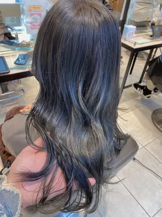 ロング 美髪矯正透明感カラー 江川 和輝のヘアスタイル