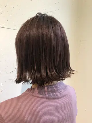 ミディアム カラー 山形 光輪子のヘアスタイル