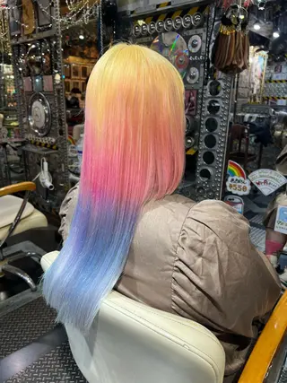セミロング カラー KOYA ｺﾔのヘアスタイル