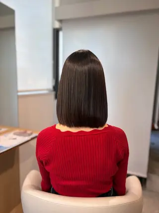ミディアム 髪質改善/髪質改善 メテオカラー/谷本のヘアスタイル