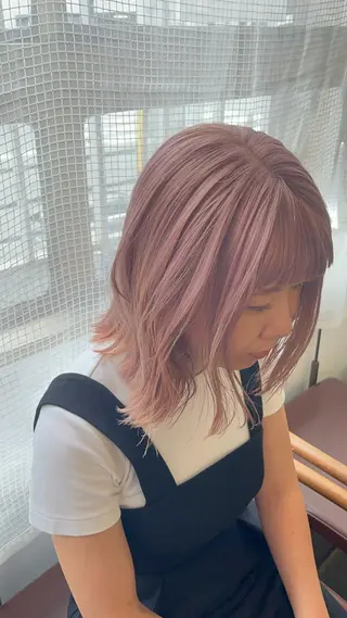 ショート 艶髪color💎髪 質改善ストレート大吉のヘアスタイル
