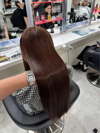 ロング カラー 🍀ブラウンベージュ sakura🍀のヘアスタイル