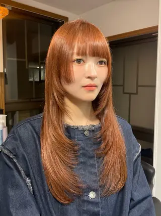 ロング 野町好花 レイヤー/髪質改善のヘアスタイル