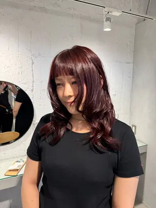 セミロング 100%可愛い顔周り 💓レイヤー/しずくのヘアスタイル