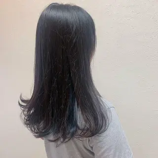 ロング カラー 北川 智海のヘアスタイル