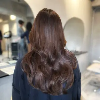 セミロング カラー ANJU/上品カラー /似合わせカラー💖のヘアスタイル