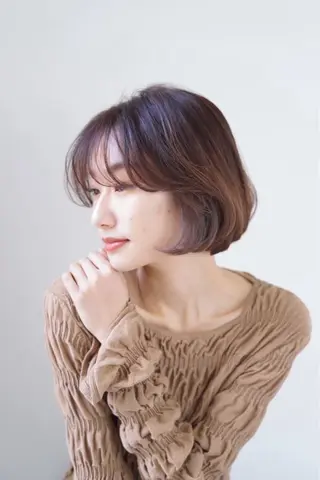 ショート カラー パーマ ヘアアレンジ 髪質改善ストレート✨ パーマヘア✨YUKIのヘアスタイル