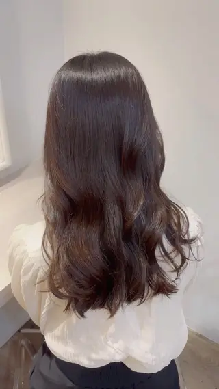 ロング カラー ブリーチなしベージュ 特化 松村 茶屋町のヘアスタイル