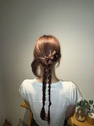 ロング 菊地 心のヘアスタイル