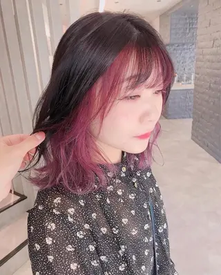 ミディアム YUI𓍯ｴｸｽﾃ /ﾆｭｱﾝｽｶﾗｰのヘアスタイル