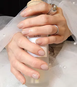 ネイル ⋆⑅˚ new  me!  ˖୨ৎ‧˚のネイルデザイン