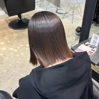 ショート 艶髪カラー・縮毛矯正 ・レイヤーAsunaのヘアスタイル