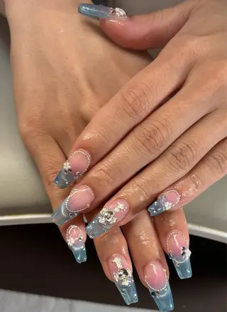 ネイル rukianail 新里のネイルデザイン