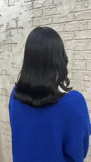 ミディアム 🪽髪質改善縮毛矯正 🤍MIU🤍のヘアスタイル