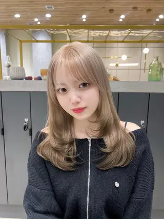 セミロング つやカラー×髪質改善 /NAMIのヘアスタイル