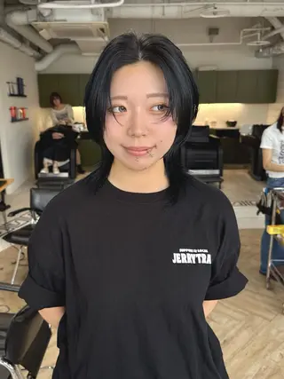ミディアム カラー ダブルカラーベージュ 新潟/万代/髙橋魁真のヘアスタイル