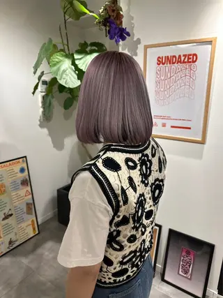 ミディアム カラー 悦喜 雅史のヘアスタイル