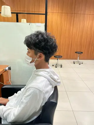 ショート メンズ 髙田 千華 髪質改善ストレートのヘアスタイル