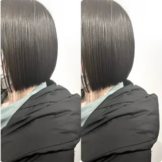 ショート 切っぱなし💇‍♀️ イヤリング🎨龍之介のヘアスタイル