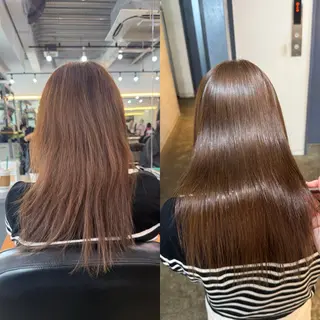 ロング 縮毛矯正/レイヤー カット⭐️SHOTAのヘアスタイル