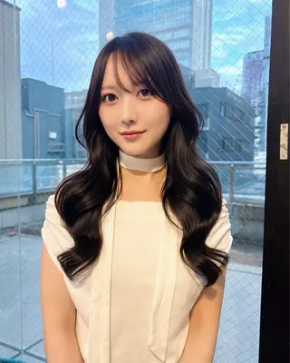 ロング レイヤーカット ショートYUKIのヘアスタイル
