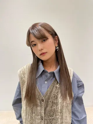 ロング カラー たなか こころ🎀のヘアスタイル
