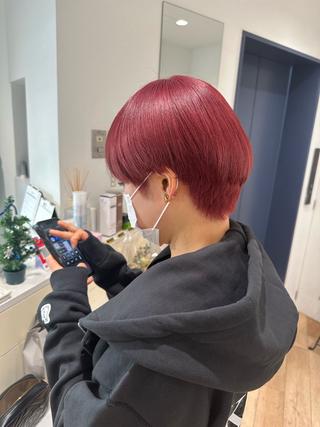 カラー 💛NOZOMI💛 ハイトーンカラーのヘアスタイル