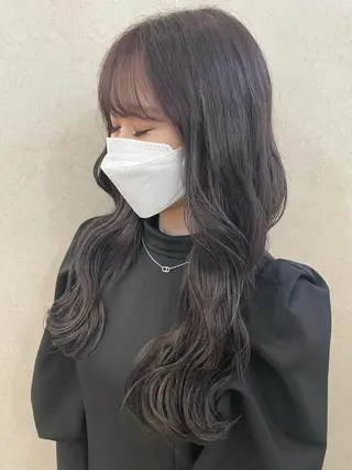 ミディアム カラー ヘアアレンジ 🦋高瀬寛菜🦋 韓国レイヤーのヘアスタイル