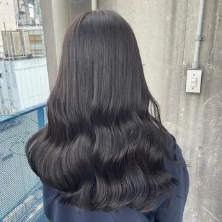 ロング カラー ヘアアレンジ 縮毛矯正/髪質改善/ ブリーチ毛/木元渓太のヘアスタイル