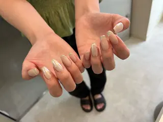 ネイル Mai :矢場町 ニュアンス🌿アートのネイルデザイン