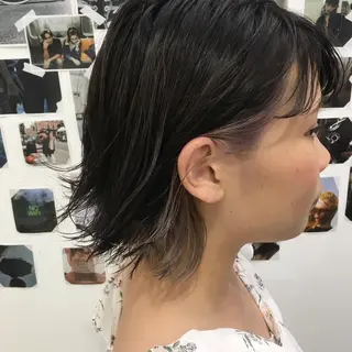 ショート カラー イシマル ナオヤのヘアスタイル