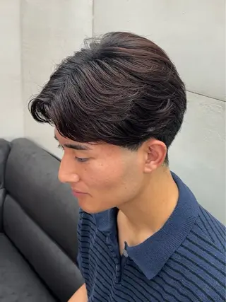 ミディアム メンズ特化LIBER 山口あこのヘアスタイル