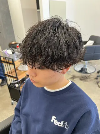 ショート パーマ メンズ メンズ特化美容師 井上大輔のヘアスタイル