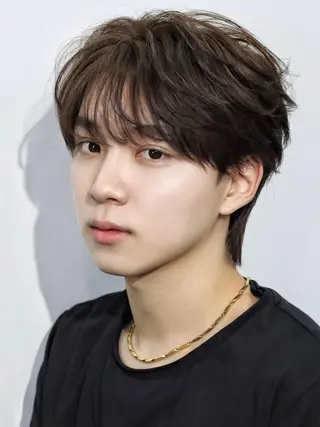 ショート カラー パーマ メンズ 渡部 武瑠のヘアスタイル