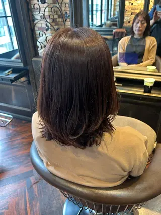 ミディアム カラー INOUE SAKIのヘアスタイル