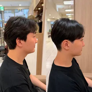 メンズ メンズ縮毛矯正 池田勇一のヘアスタイル